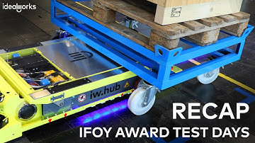 idealworks at the IFOY AWARD TEST DAYS 2021 | iw.hub loading and unloading freight up to 1,000 kg