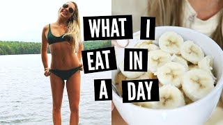 WHAT I EAT IN A DAY! HEALTHY