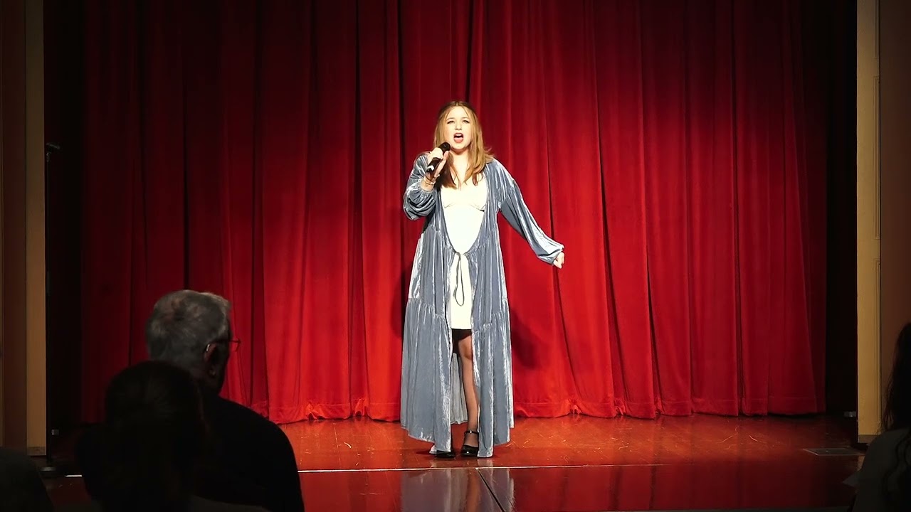 Ruby singing Burn from Hamilton @ Bendigo Eisteddfod 2024