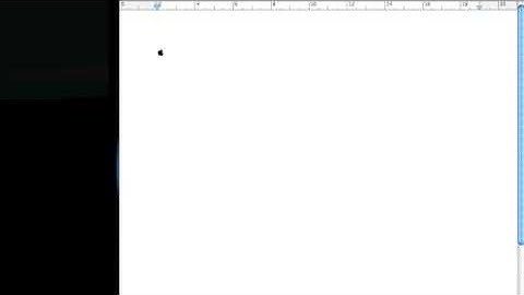 Quick Tips - Type the Apple Logo