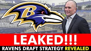 🚨LEAKED: Baltimore Ravens 2024 NFL Draft Plans Revealed? + Ravens Rumors On 1st Round Draft Trade