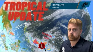 Lpa And Shearline Interaction Bringing Increasing Rainfall To The Philippines, Typhoon Update