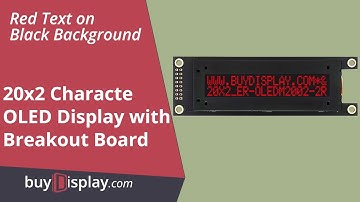 SPI Red 20x2 Character OLED Display Module for Arduino,Raspberry Pi