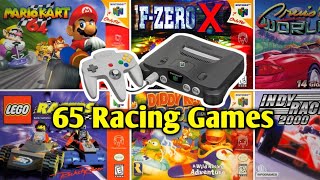 All Racing Games for Nintendo 64 ( N64 )
