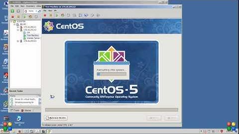 Centos 5.5 install in vmware esxi 5.0 using vSphere Client-(HD)