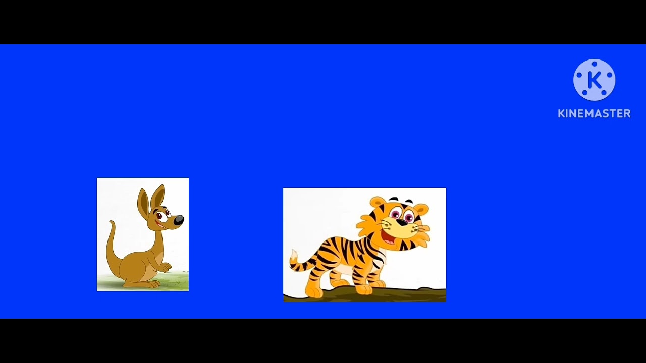 Animal stampede blue screen 
