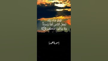 سورة هود الآي. ١١٧ الى ١١٩ بصوت الشيخ احمد العجمي #القران_الكريم_في_الصباح