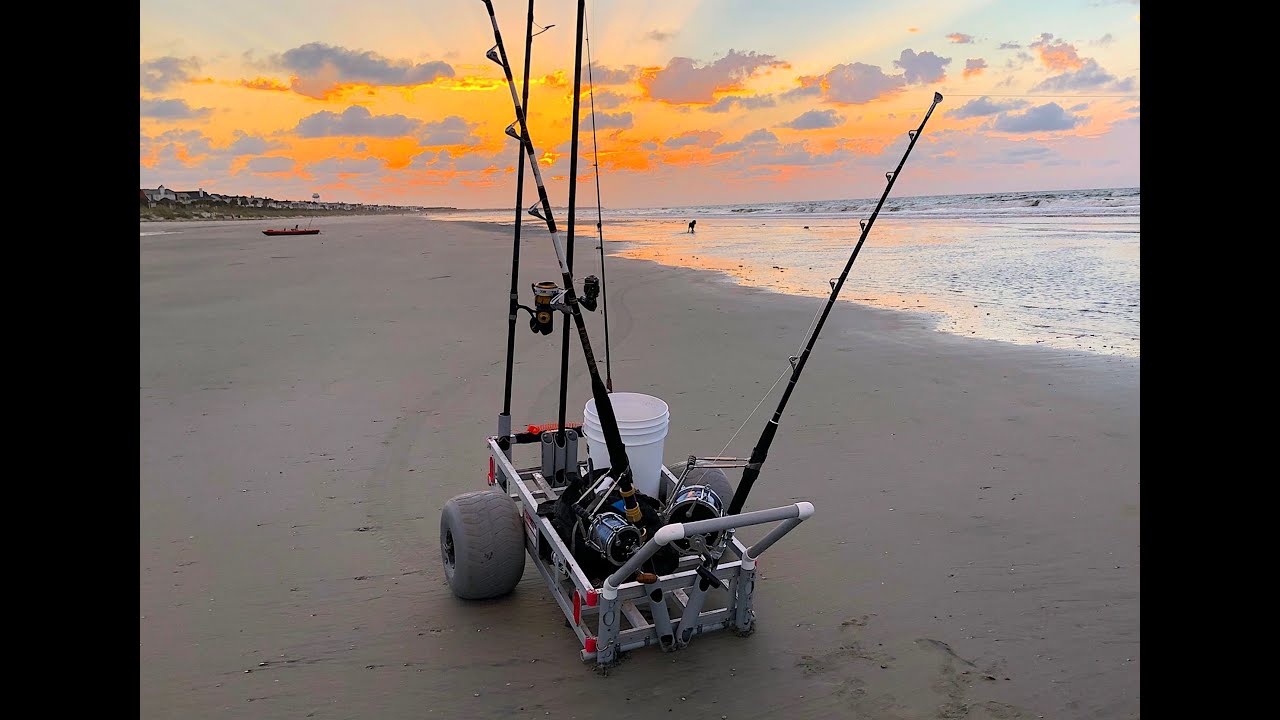 DIY Beach Fishing Cart From Harbor Freight Hauls My Kayak 