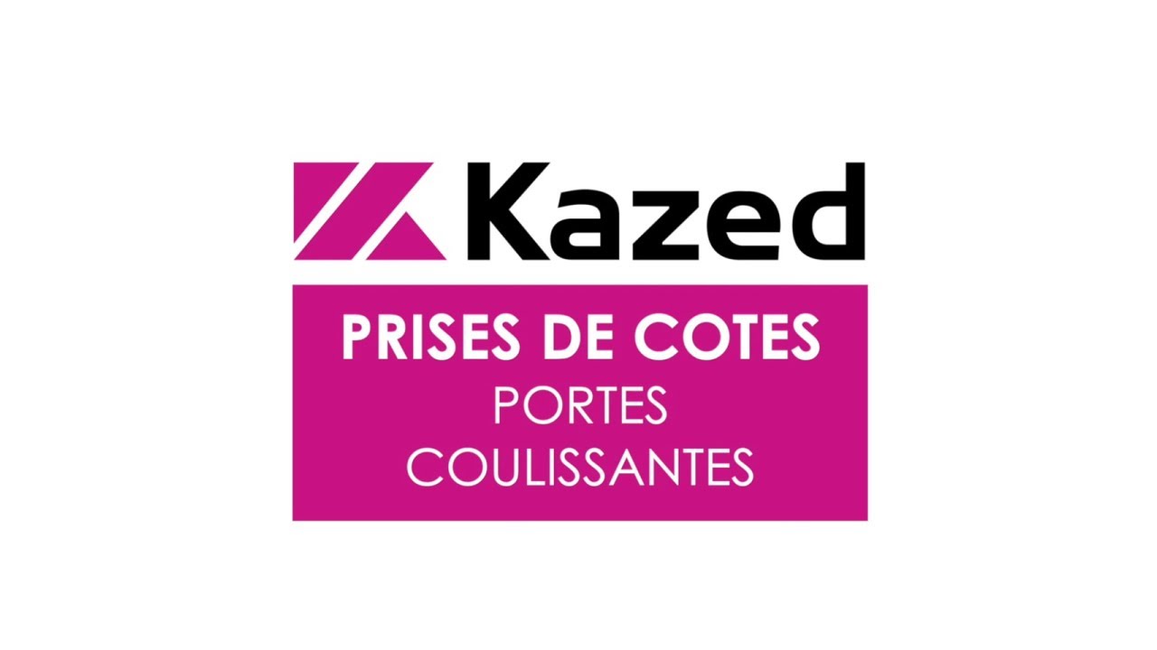 KAZED Tuto prise de cote portes coulissantes HD - YouTube
