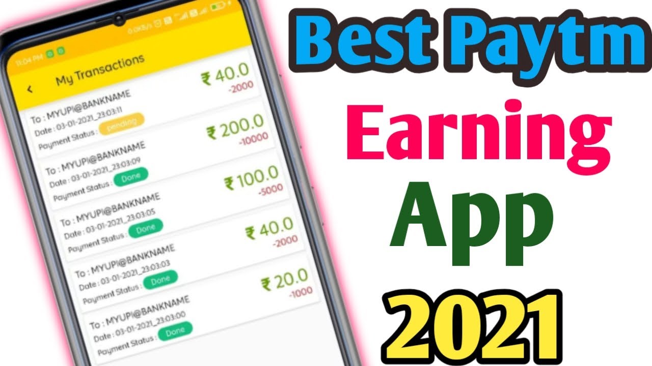 How to Earn Money Online in 2021 Hindi | New Earning App 2021 | Earn ...