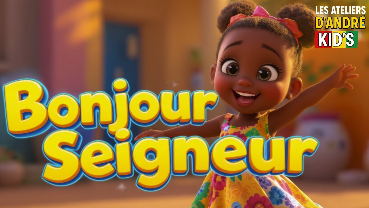 BONJOUR SEIGNEUR – CHANSON CHRÉTIENNE POUR ENFANTS | LOUANGE AFRO KIDS (CLIP OFFICIEL 3D)