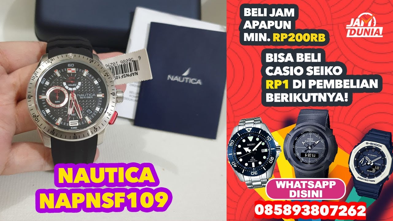 JAM TANGAN NAUTICA ORIGINAL NAPNSF109 JAM NAUTICA 109 NAUTICA NAPNSF
