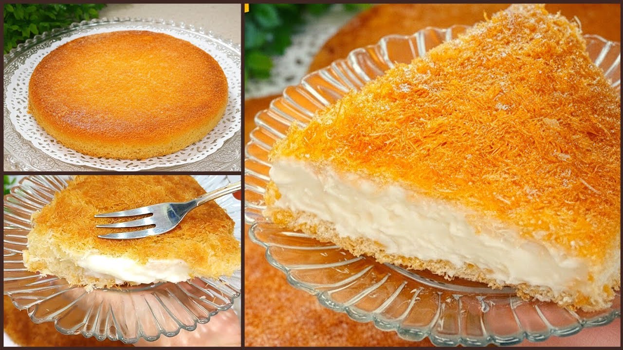 الكنافة بالقشطه الناجحة من أول مرة❗ سر تماسك الحشو❗بشكل ينافس اكبر حلوانى هتنبهرى من جمالها 🤗