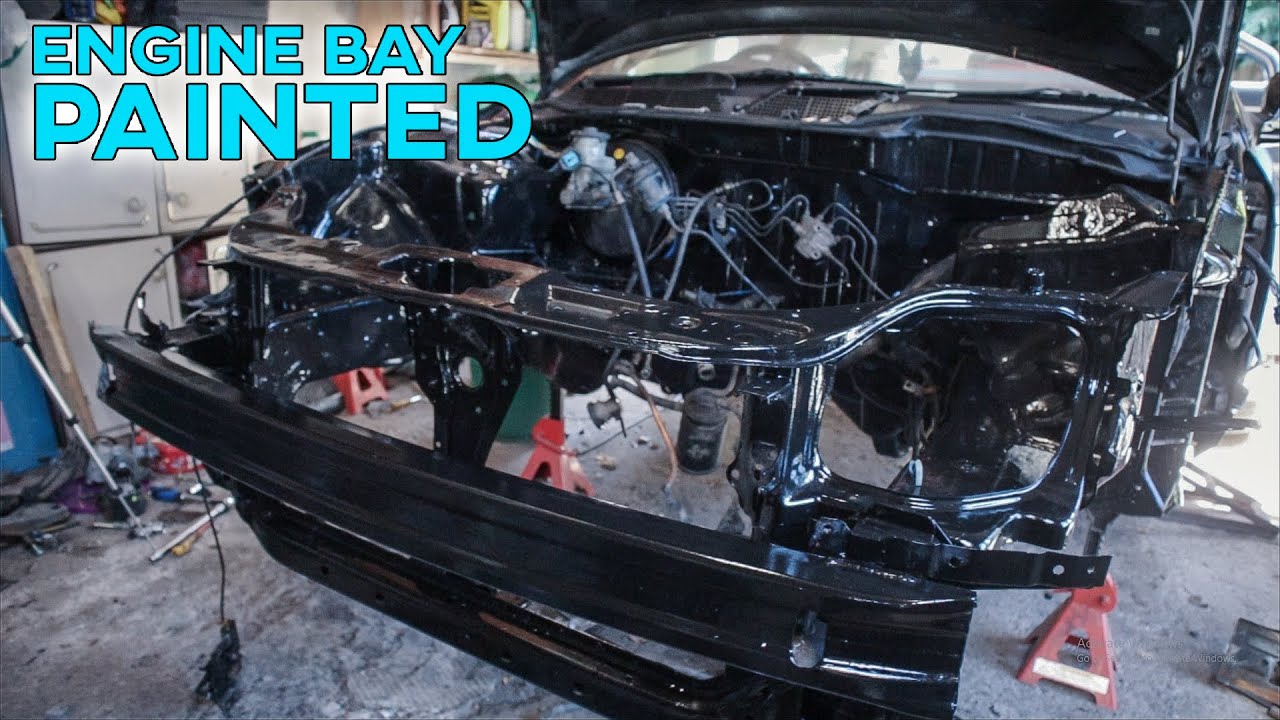 Prepping + Painting The Civic Engine Bay!! YouTube