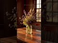 Rustic Farmhouse Dining: Golden Light, Reclaimed Wood & Wildflowers ✨ #RusticDining #CottageCore