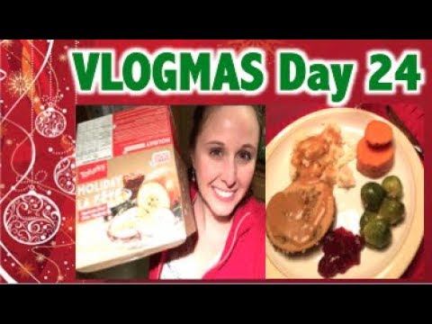 Vlogmas Day 24: Vegetarian Tofurky Christmas Dinner | 2017