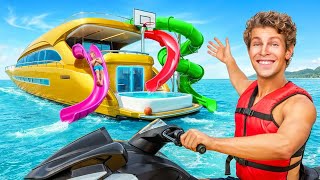 Ben Azelart! I Built an EXTREME Yacht