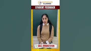 Our Students Feedback : Mathstats Classes for IIT-JAM | GATE | CUET | NET. | ISI #shorts #mathstats