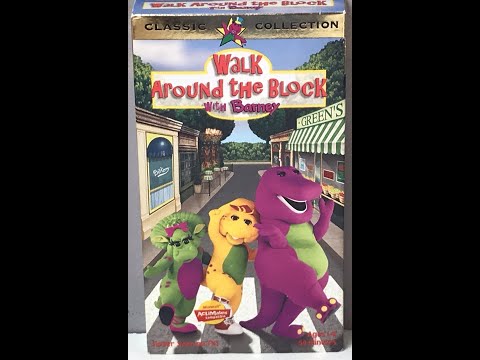 Walk Around The Block With Barney (Full 1999 Lyrick Studios VHS)