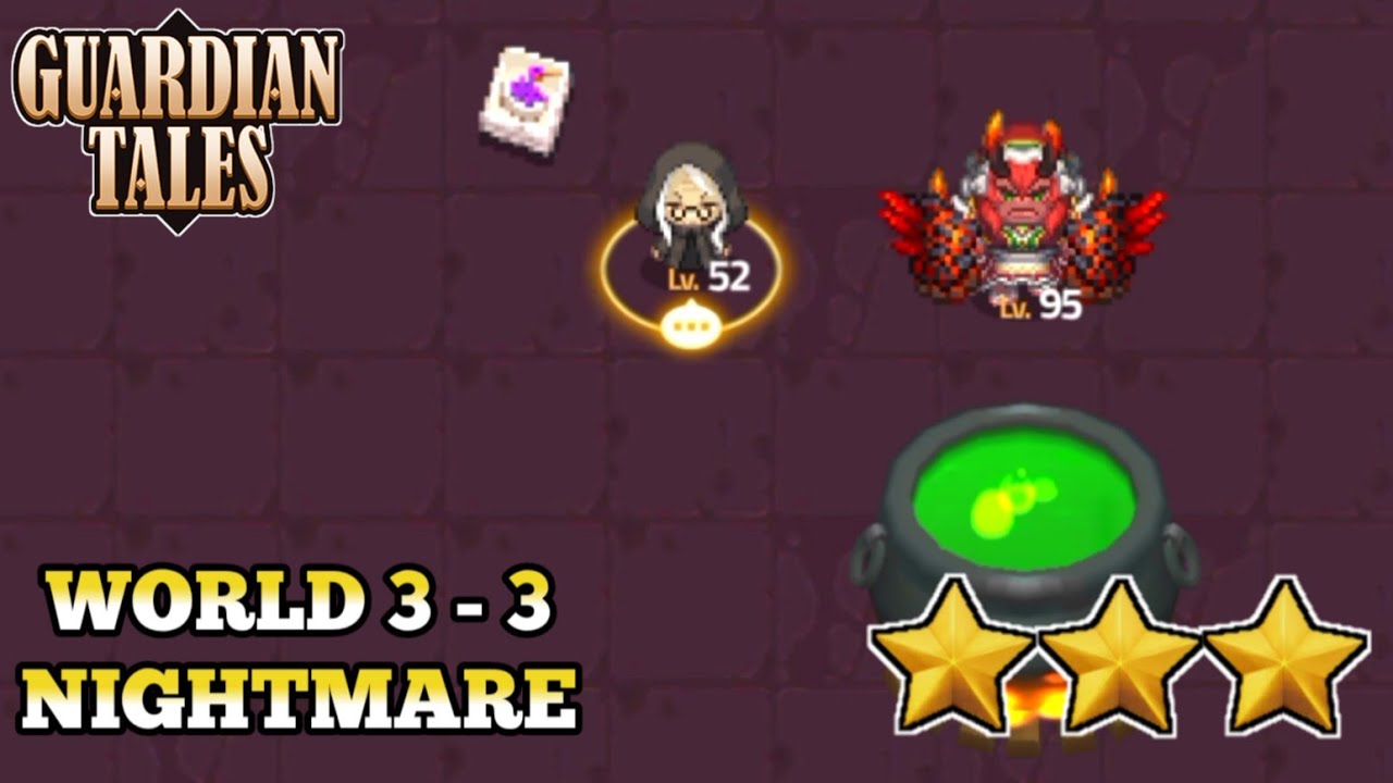 Guardian Tales 33 Mimpi Buruk (Nightmare) 100 Complete Lantai 2