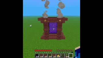 Minecraft Viral Nether Portal Design Tutorial #Shorts