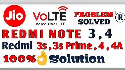 [Hindi]Redmi note 3,4,3s VOLTE Problem solved in MIUI 9