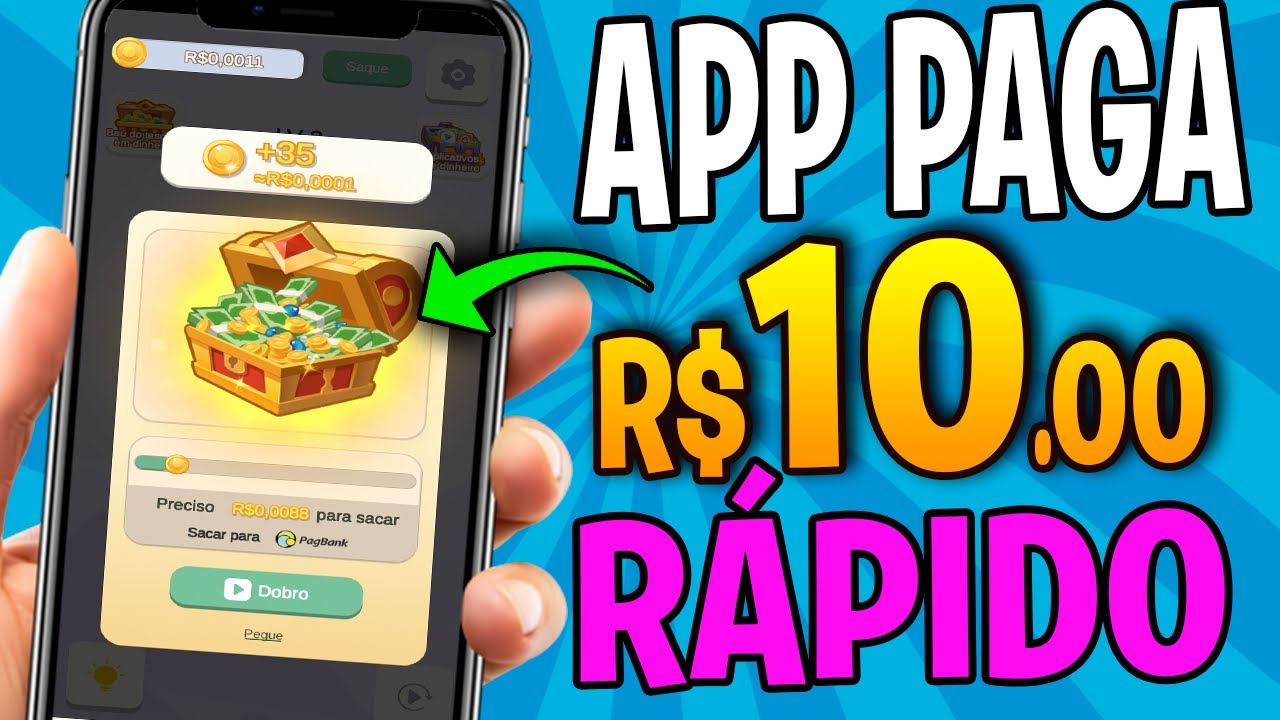 GANHEI +R$ 100 em menos de 10 MINUTOS jogando Paga na HORA via PIX! Ganhar  dinheiro na internet