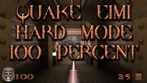 Quake | E1M1 The Slipgate Complex | HARD 100% Complete ALL SECRETS | 1440p 60fps