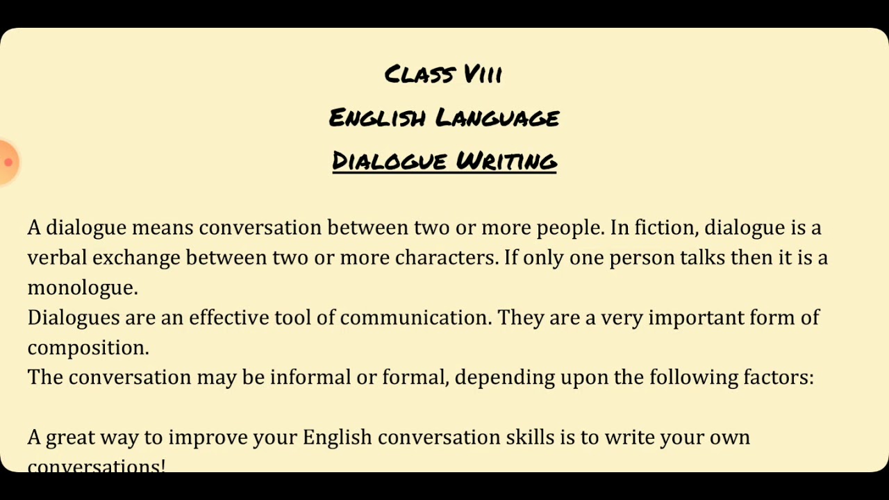 How To Write Dialogue Between Two Characters - How To Write Dialogue
