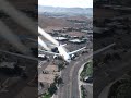 Hard Landings FedEx Boeing 777 at Washoe County Airport  #shorts