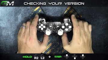 Checking the version of your GamerModz PS3 Modded Controller