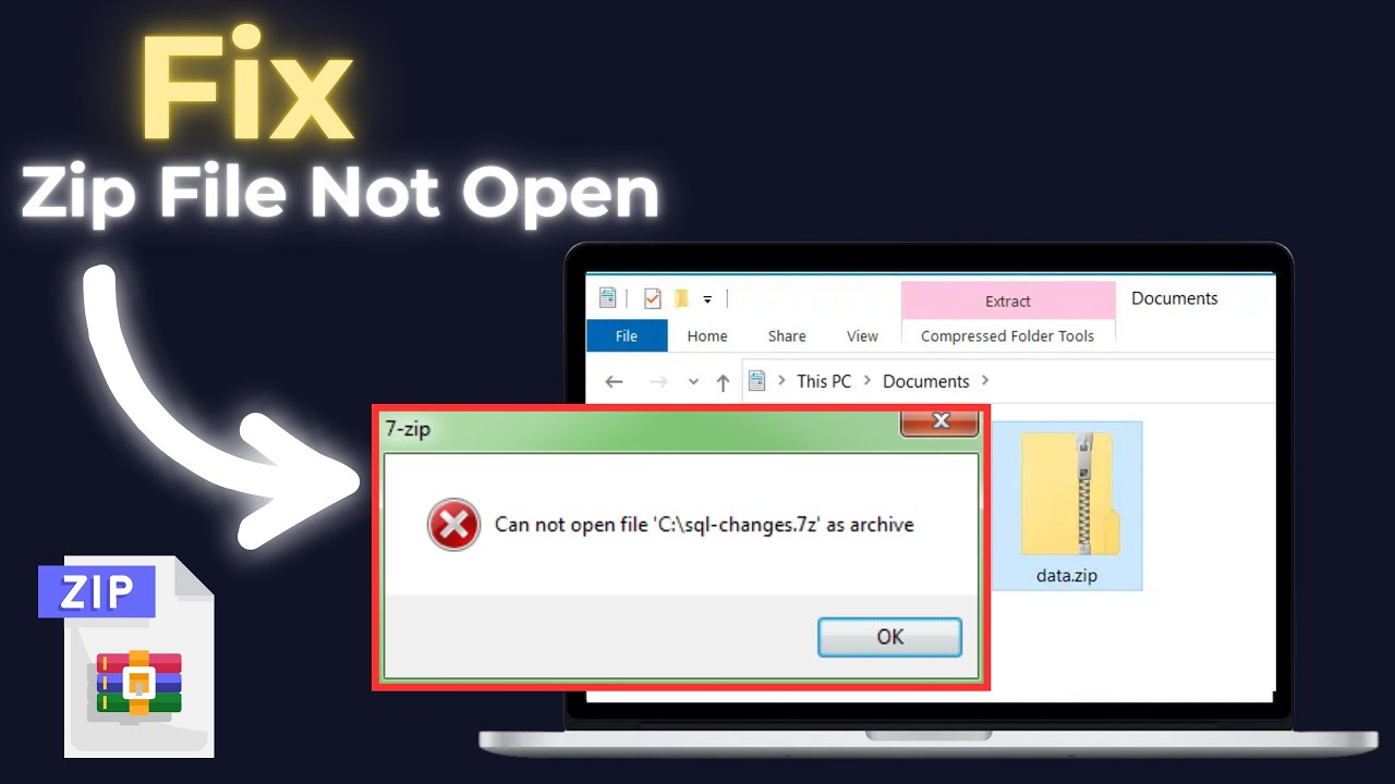 My Zip File Is Not Opening - (Fixed) - YouTube