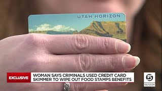 ‘It’s frustrating’: Skimming theft drains $1k from Orem mom’s food stamp card Resimi