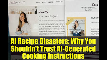 AI Recipe Disasters: Why You Shouldn