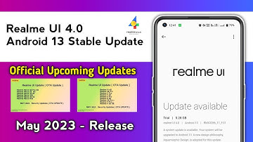 Realme New Update May 2023/Realme UI 4.0 Android 13 Stable Update Upcoming For New devices May 2023