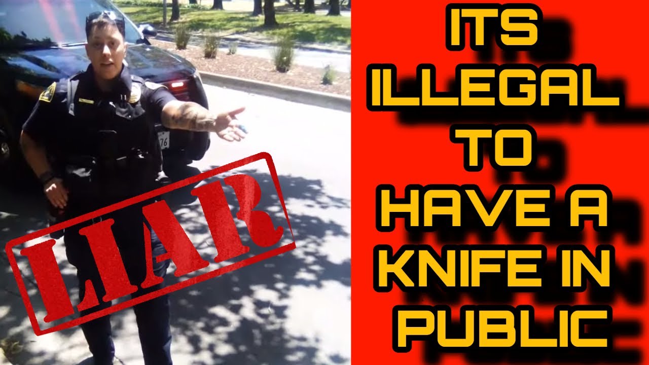 Supervisor Lets Citizen Go After Female Cop Says It’s ILLEGAL To Carry