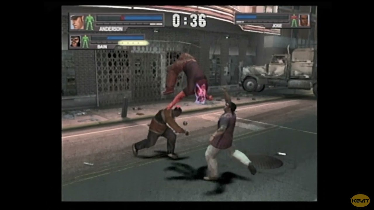 Bain & Anderson vs The Outsiders (Urban Reign PS2)