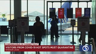 Video: Visitors from COVID-19 hotspots must quarantine