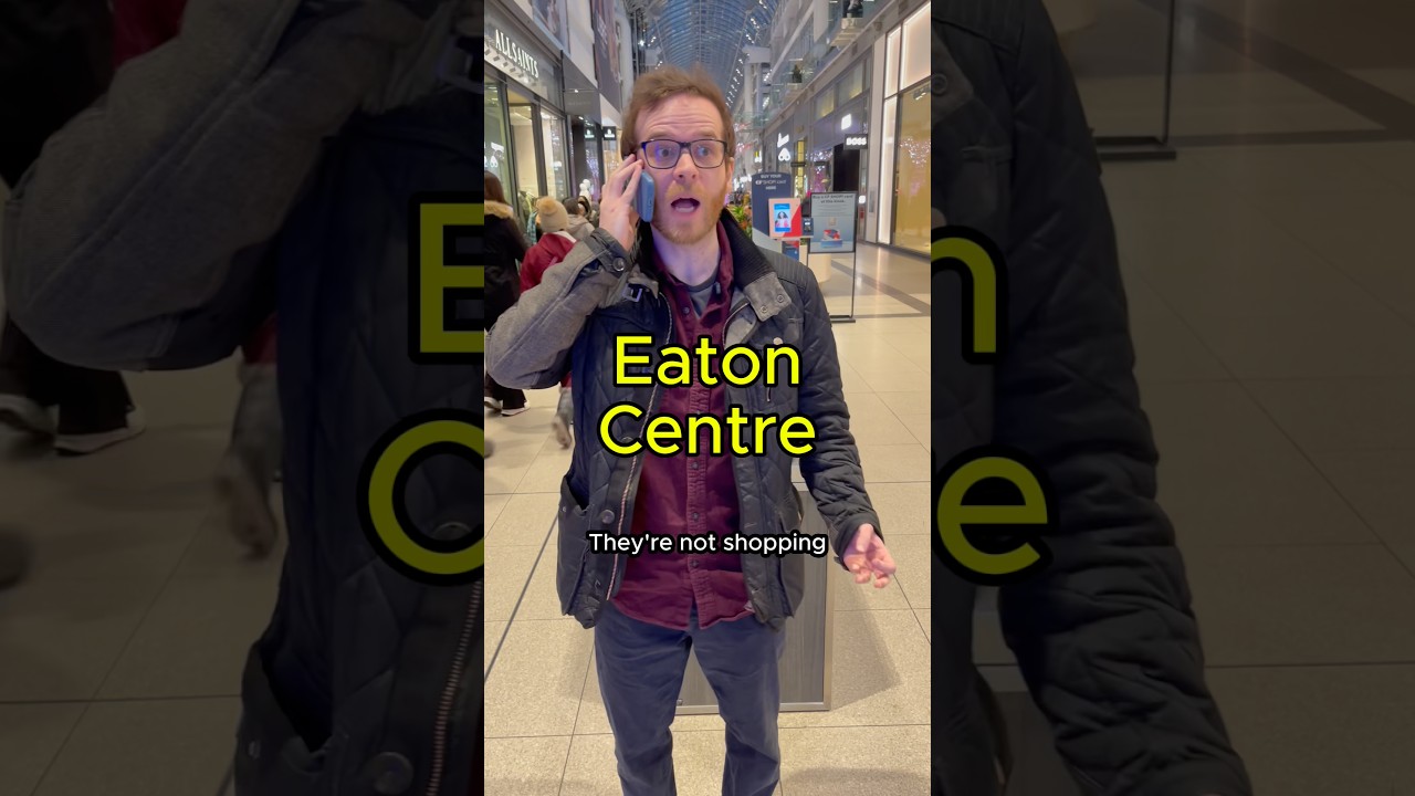 Eaton Centre #toronto #eatoncentre #shoppingmall #comedy