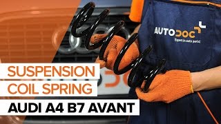 rear Springs fitting AUDI A4 Avant (8ED, B7): free video