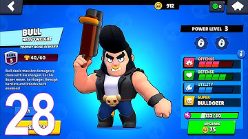 Brawl Stars Gameplay - Walkthrough (iOS, Android) BULL PART 28