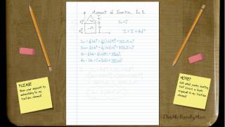 Vector Statics - Moment of Inertia - Example 1