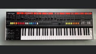 New Synth! Behringer JT-16! Roland Jupiter-8 clone!