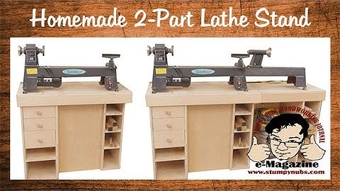 Build a homemade stand for a mini/midi/full size lathe (using Kreg Foreman Pocket Hole Machine)