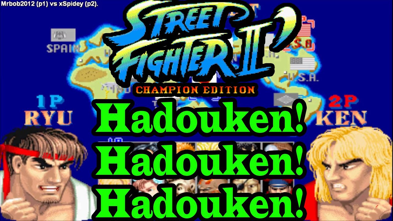 Street Fighter II′: Champion Edition 1P Mrbob2012 VS 2P xSpidey (Fightcade)
