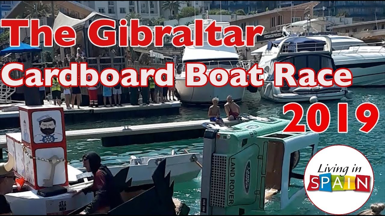 2019 Cardboard Boat Race Gibraltar RAOB