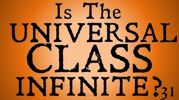 Is the Universal Class Infinite? (Axiomatic Set Theory)