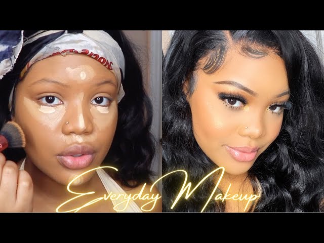 my detailed everyday makeup routine 4 the gworlssssss 💋💕 save this &, makeup tutorial black girl