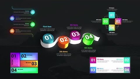 Infographic Lists V6 Premiere Pro Templates