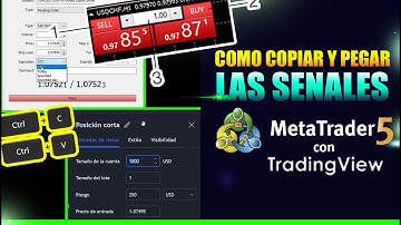 Como Copiar y Pegar Señales En Metatrader 5 Desde Tradingview ▶ PASO A PASO ✅